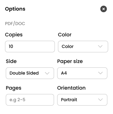 print options modal gif